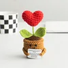 Pianta in vaso rossa Caring