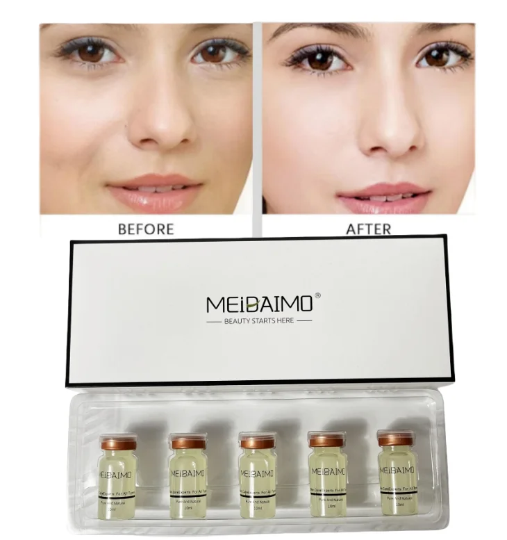 T 2025 Latest Glutathione Whitening Brightening Ampoule 10ml Skin Care Face Repair Ampoule Serum With Hyaluronic Acid