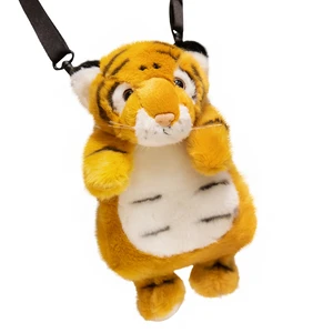 Animal tiger Plush Backpack Gril Gift Plush pp Cotton Soft Toys tiger Stuffed Animal