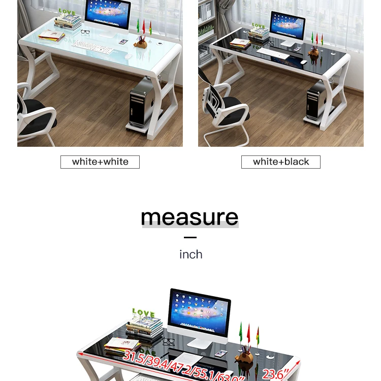 Custom 2021 New Type Top Sale Home Simple Modern Office Computer Desk
