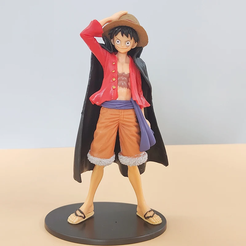 Action Figure Anime One Pieces Dxf Wano Country Straw Hat Luffy Black