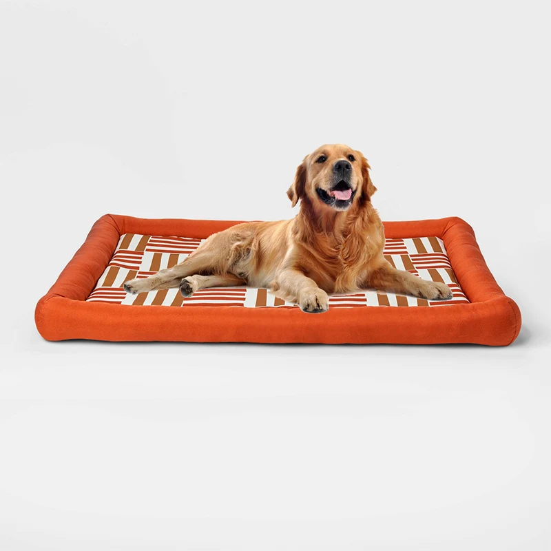 2024 pet products custom anti anxiety cama para gatos folding durable non slip small cat pet bed dog sleeping mats & pads