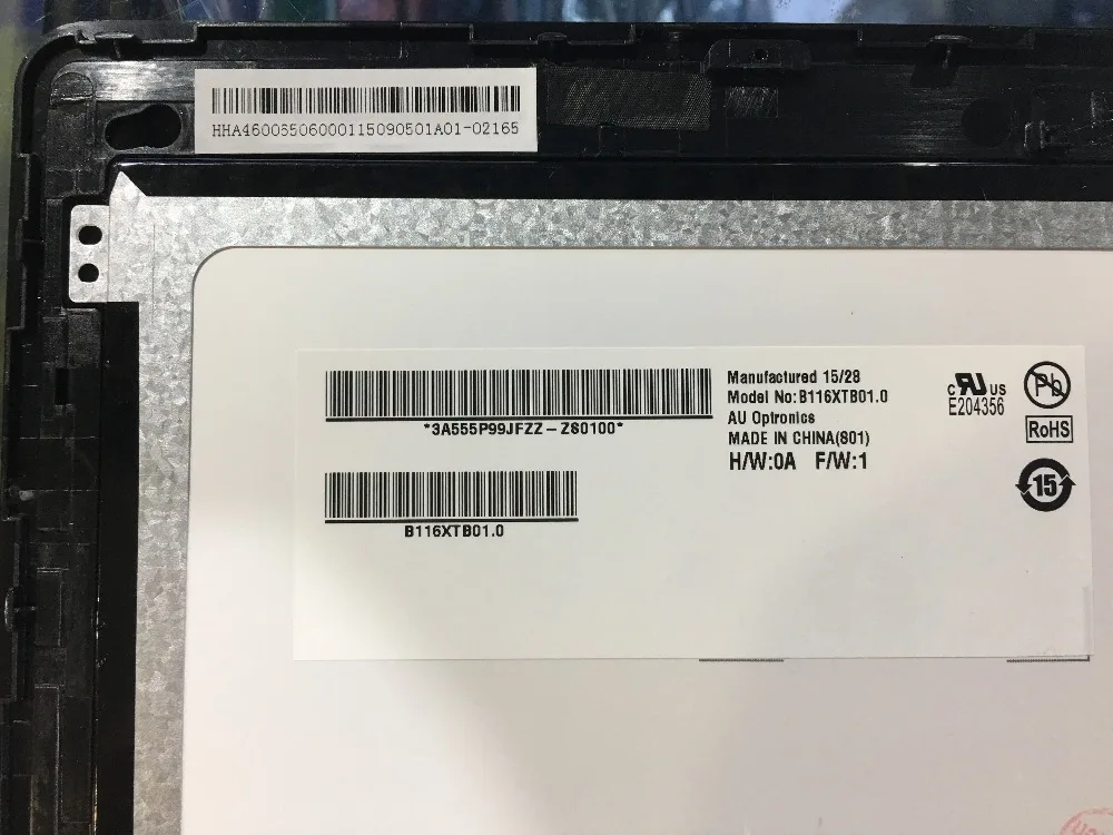 Оригинальный ЖК-дисплей для ноутбука ACER Aspire R3-131T R11 11,6 дюйма, ЖК-дисплей в сборе B116XTB01.0, сенсорный экран в сборе