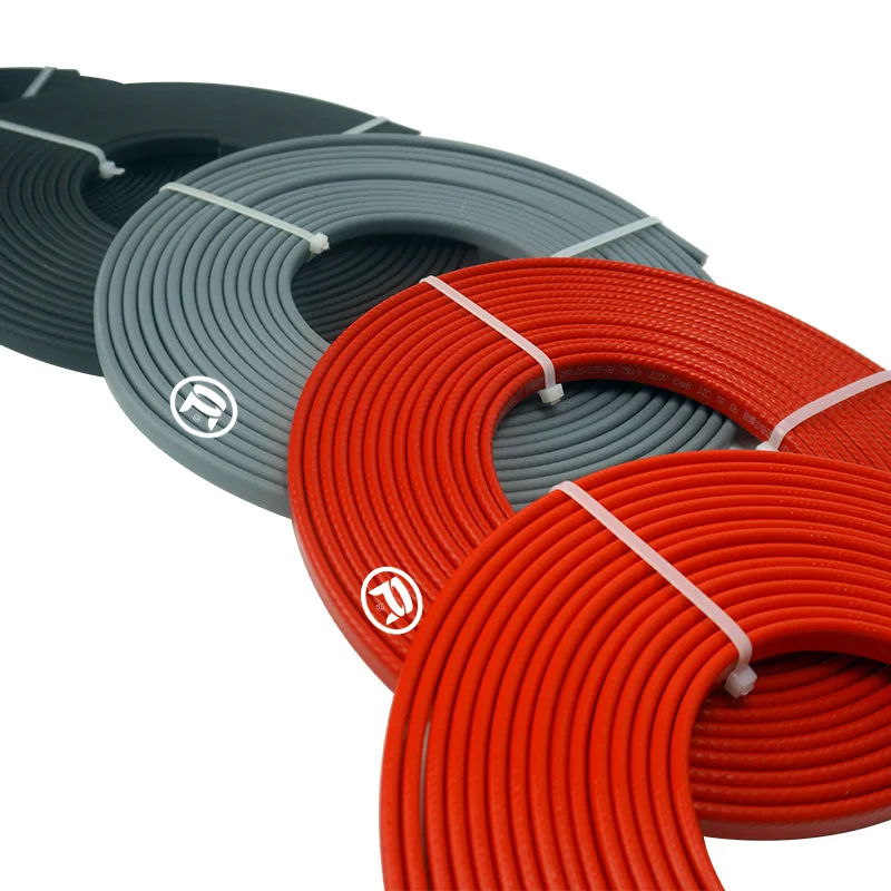 HUANRUI GBR High Temperature Easy to Install Approved Greenhouse 120V/240V Self-Regating Heating Cable for Pipeline Heating