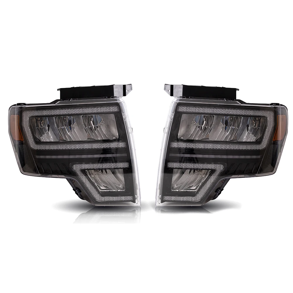 Vland Wholesales New design upgraded Headlight Assembly For Ford RAPTOR F150 Headlight 2009-2014 Head Lamp manufacture