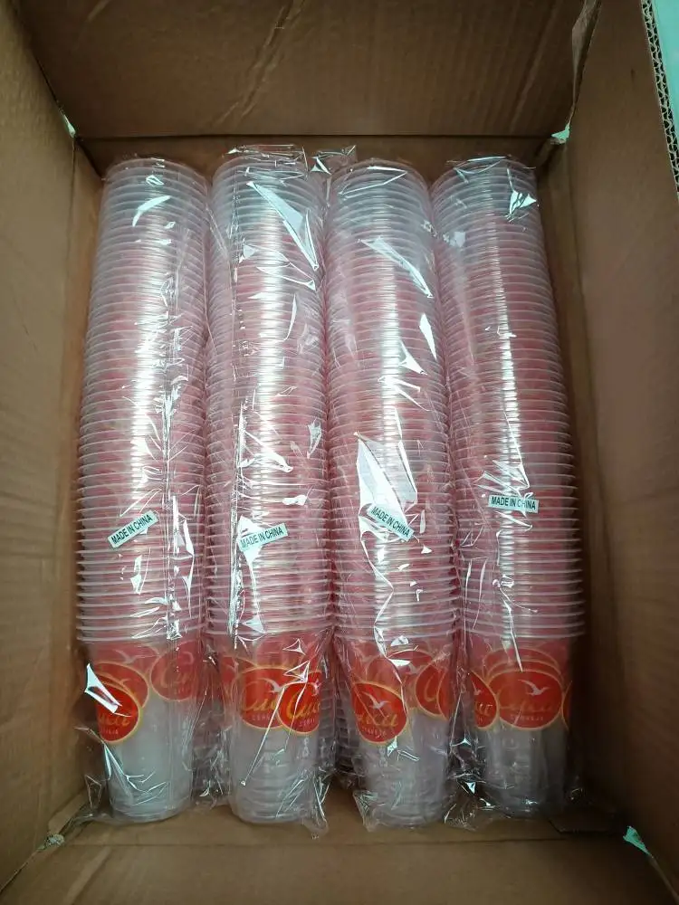 Clear Plastic Cups With Insert & Dome Lids(no Hole) Disposable Parfait