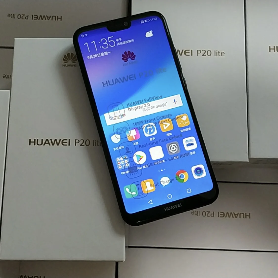 Huawei P20 lite 4 + 64GB用スマートフォンロック解除オリジナル