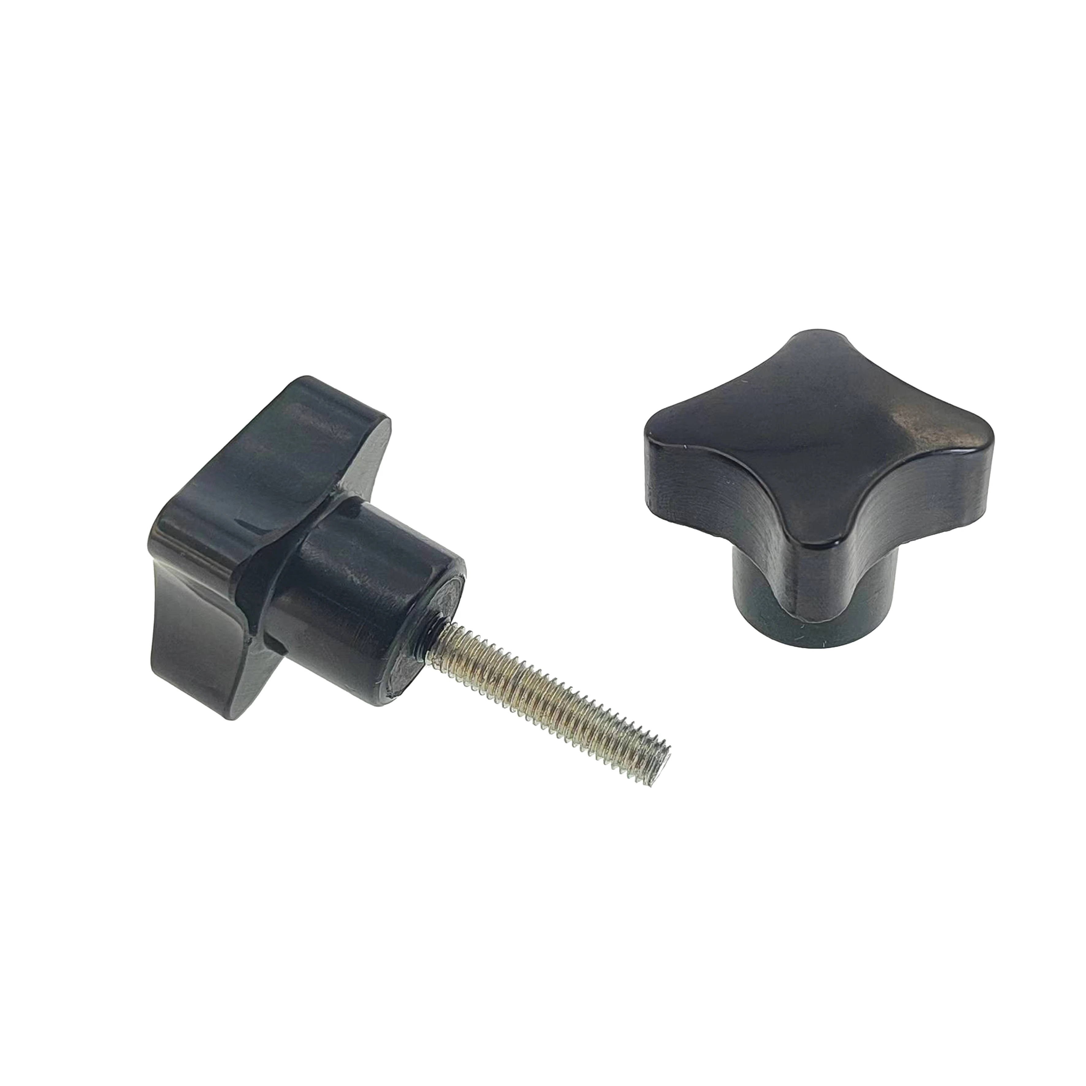 Factory Supplied Wholesale High Quality 4 Star Plastic Handle Knob With 5/6-18 Thread