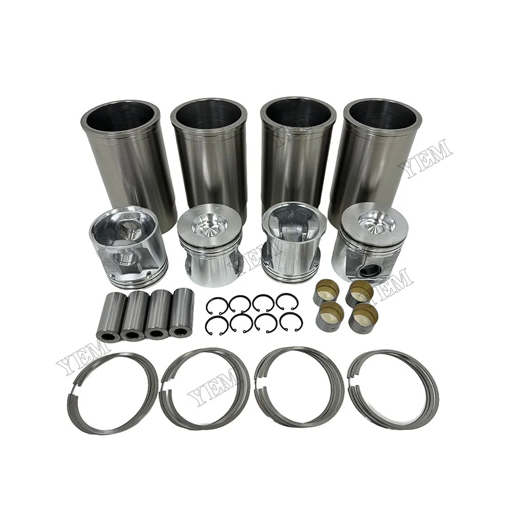Compatible for John Deere 4045 Cylinder Liner Kit RE554414 Industrial Engine Parts 6