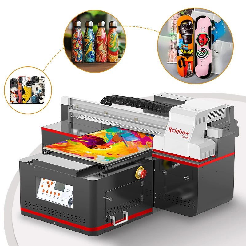 Dual DX8 Print Head A2 UV Printer Digital Inkjet Machine Mug Earphone Bottle Printer Industrial Level UV Printer