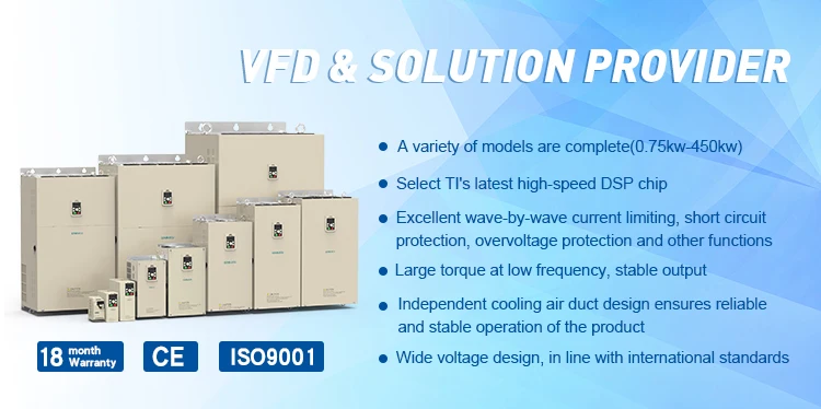 5-wire conditioner fan motor vfd frequency inverter 0.75kw 220v single phase 50hz 60hz variable frequency drive for sale supplier