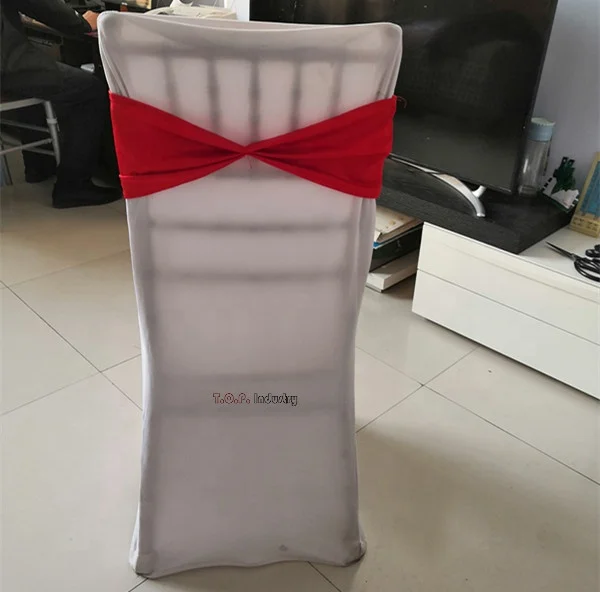 Черный спандекс покрывало для стула