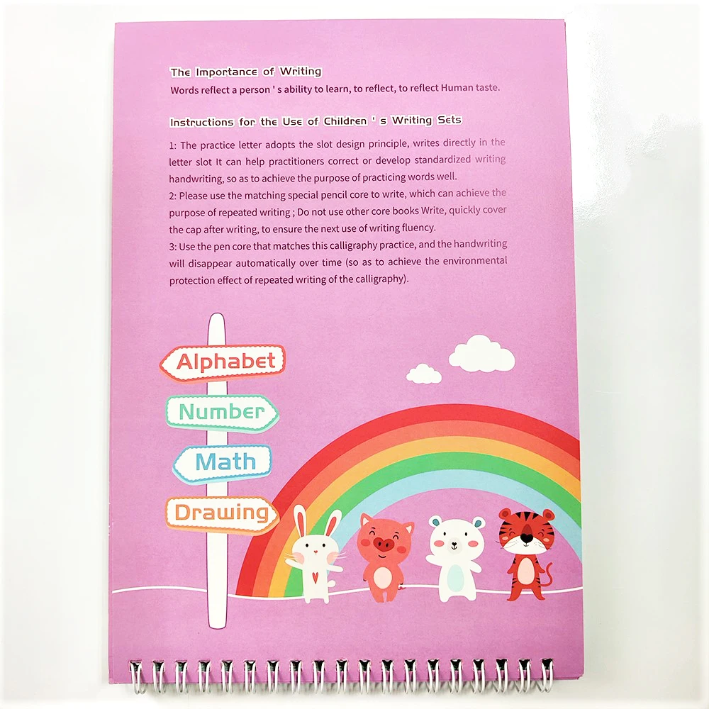Новые 4 в 1 Алфавит Номер математические рисунок почерк смоченную Магическая практика и выгодно отличается от обычных однотонных вещей для