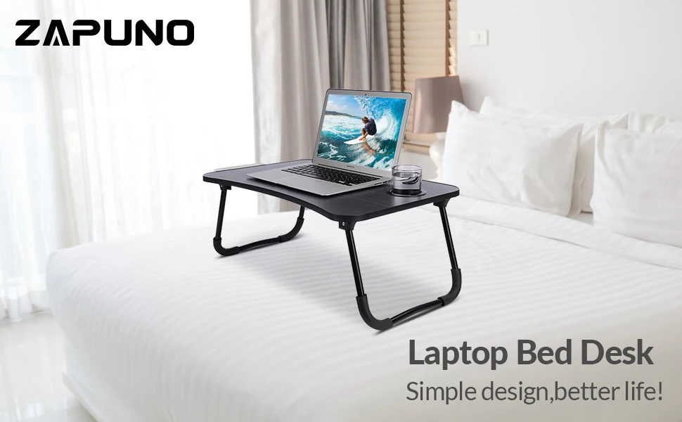 Foldable Computer Bed Desk - Modern & Colorful Design