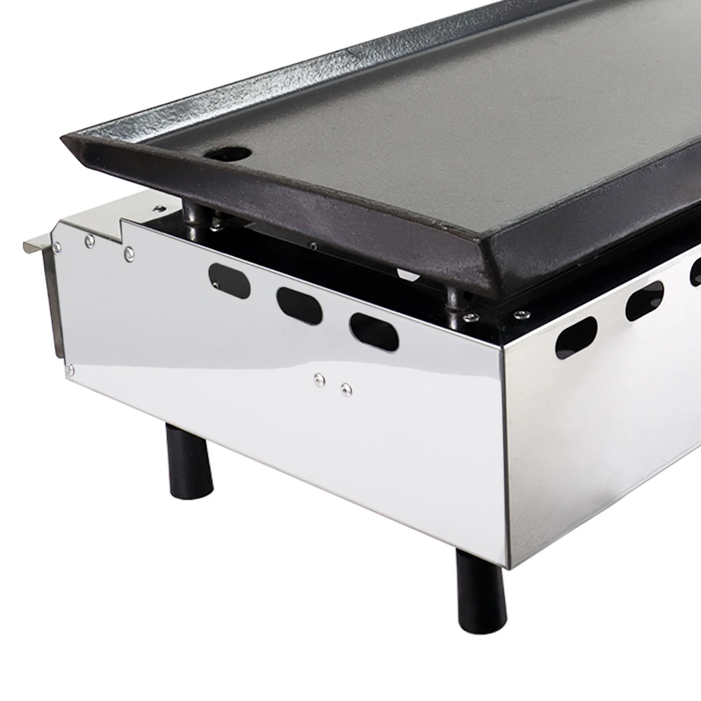 2022 New gas griddle grill with High quality cast-iron griddle commercial griddle gas type for sale manufacture