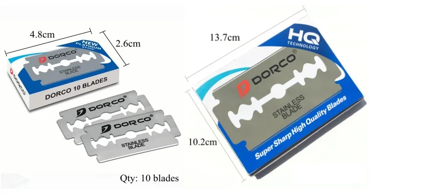 
 Безопасные одноразовые стальные бритвенные лезвия с двойным краем для мужчин  