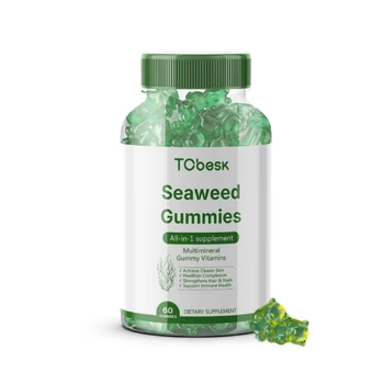 OEM/ODM Private Label Factory Supply Healthcare Supplement Sea Moss Gummies for Healthier Skin Hair and Nail