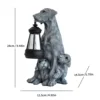 Ld2606-1-labrador family of three-cement color