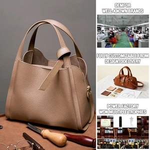 Women's Custom Lady Waterproof Genuine Leather Crossbody Bags High Quality Designer Luxury Portable Travel Wholesale