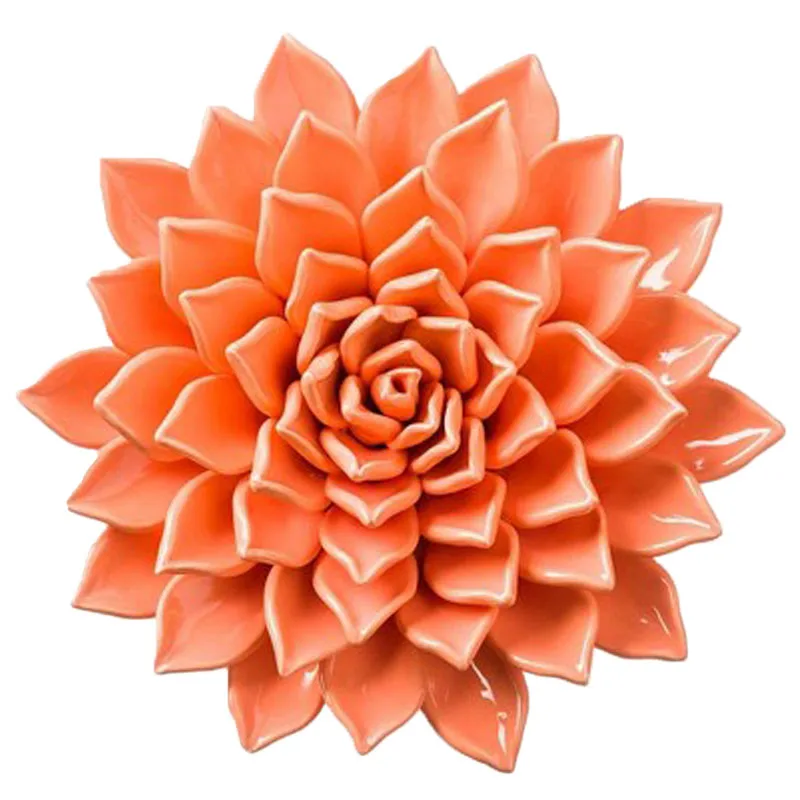手作りの陶器のバラの花の壁飾り、装飾的な磁器の陶芸品| Alibaba.com