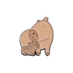 Capybara Emaille Pin / Niedlicher Pin Badge / Anstecknadel / Kragen Pin / Lustiges Emaille Pin Set / Geburtstagsgeschenk Für Sie / Ihn