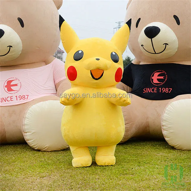 Alibaba.com: Parade Walking Adult Suit, Inflatable Giant Pikachu Plush ...