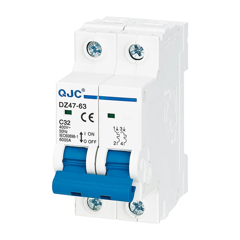 Aexit DZ47-63 C6 6A 400VAC 6000A Breaking Power 3 Pole Circuit Breaker