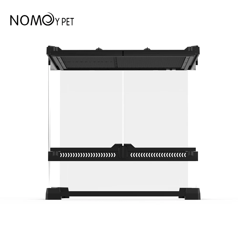 NOMOY PET Double Hinge Door Terrarium - Eco-Friendly Reptile Tank