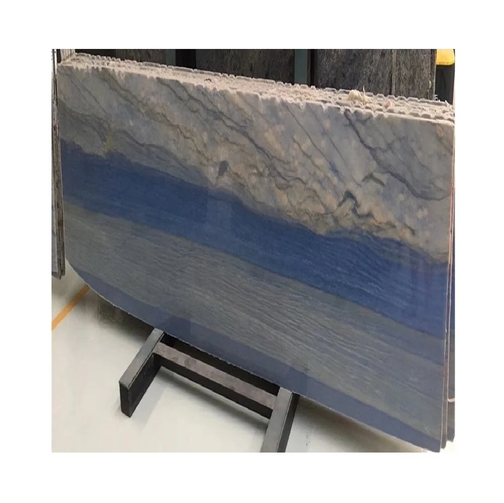 azul macaubas blue marble price for big slabs and tiles polished