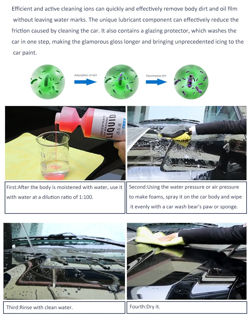 Car Body Water-Repellent Coating (1:100)