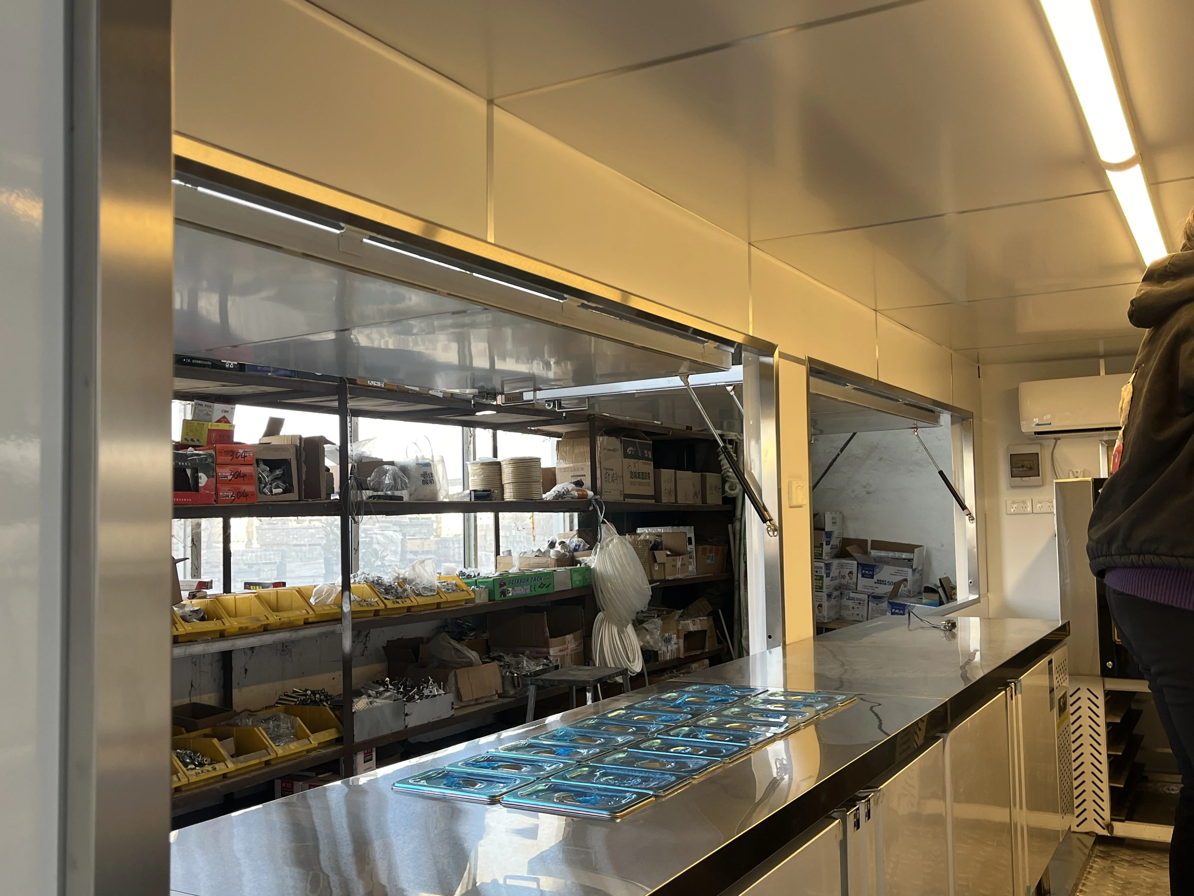 Shipping Container Shop Outdoor Prefabricated Restaurant Prefab ...