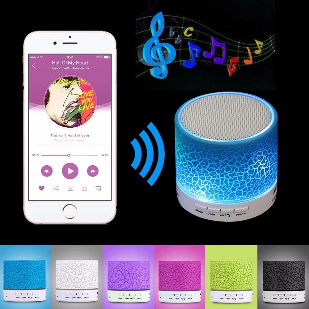 Portable Mini Wireless Bluetooth Speaker - USB Stereo Sound