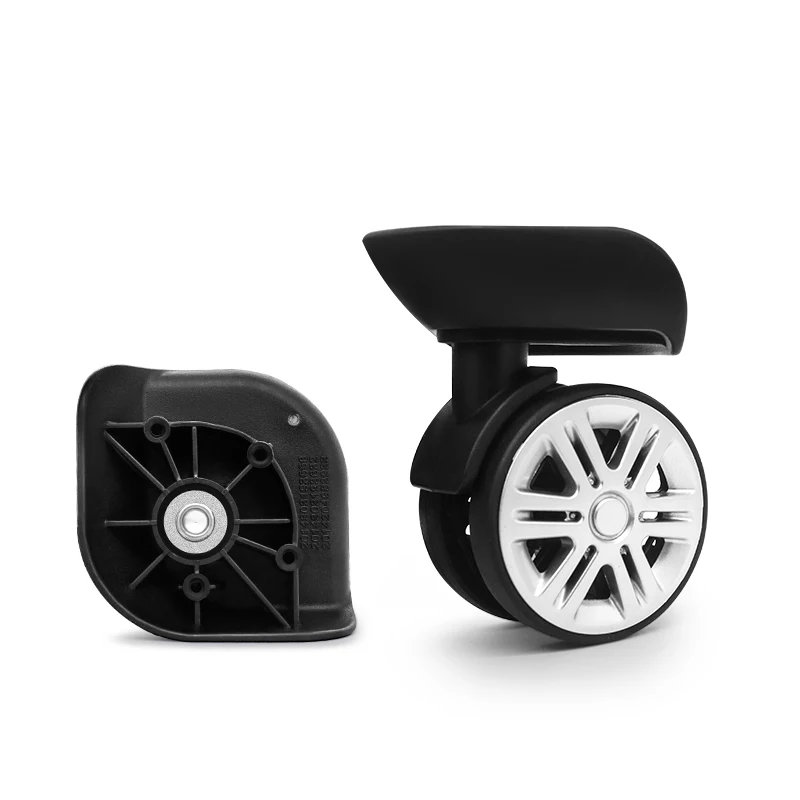 Bagages a Roue60mm 55mm Dual 360 Spinner Suitcase Wheel Replacement Repair Luggage Wheel for swiss Polo