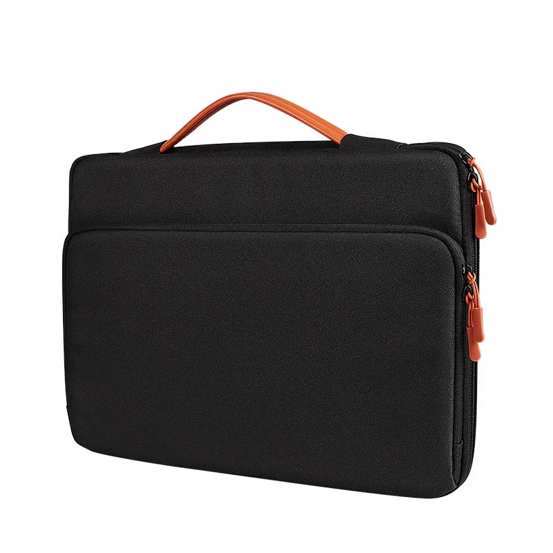 Black Large Travel Shockproof Portable Handle Laptop Sleeve bag for 13inch 14 inch 15.6 inch