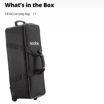 Godox CB-04 Light Carrying Bag Hard Trolley Case With 2 Wheels Portable Case for Studio Accessories for Studio Light detail image