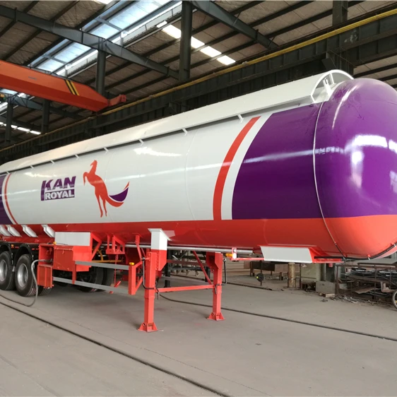 45000 Liters Trailer and transport tank 25 Tonne LPG Gas transport tank