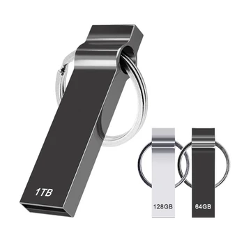 Top Selling Custom LOGO Metal pendrive USB 2.0 3.0 stick 1GB 2GB 4GB 8GB 16GB 32GB 64GB 128GB wholesale USB Flash Drive