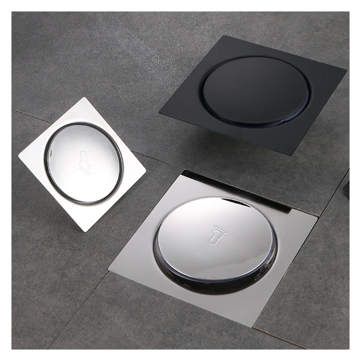 Factory Price Popular Clean Out Stainless Steel Pop up Concealed Floor Drain