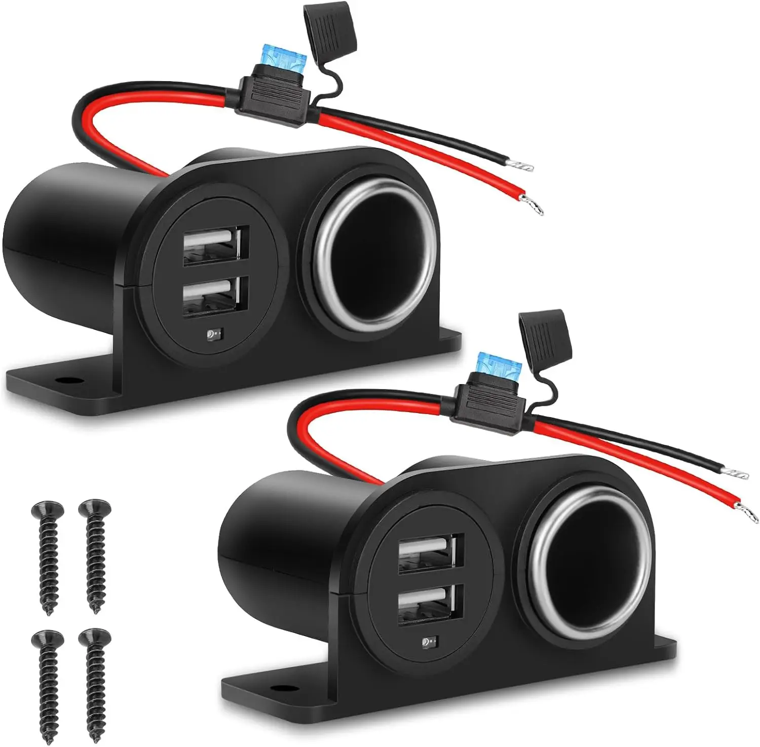 Mcdodo Caricatore Auto USB C, 30 W PD Caricabatterie Auto USB C Adattatore Accendisigari USB Presa USB Auto Caricabatterie Auto Cellulare Con Cavo Per I-Phone - Foto 5