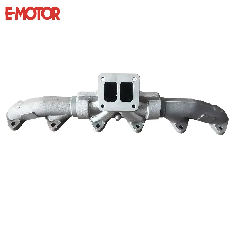Customize 3 Piece Exhaust Manifold For Dodge Cummins 5.9 6.7 T4 And T6 Flange