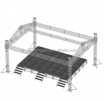 Portable Outdoor Aluminum Alloy Truss Stage Structure For Event