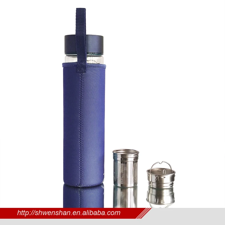 Бамбуковая крышка бутылка для воды Герметичность BPA бесплатно на заказ боросиликатное многоразовое стекло из нержавеющей стали стеклянная бутылка для взрослых