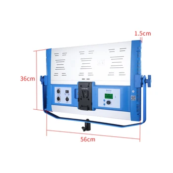 NiceFoto SL-2000AIII 100W  LED Video Light  Bi-color  3200-6500K CRI 95 for YouTube LED Panel Video Light detail image
