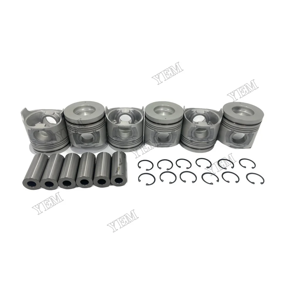 Piston Kit Compatible for Isuzu 6HK1s High Performance Engine Parts 4