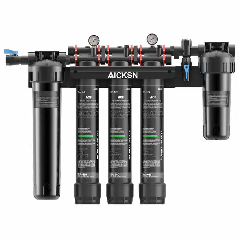 Aicksn 40lpm Large Flow Filtration System Water Treatment Plant Commercial Water Purifier For