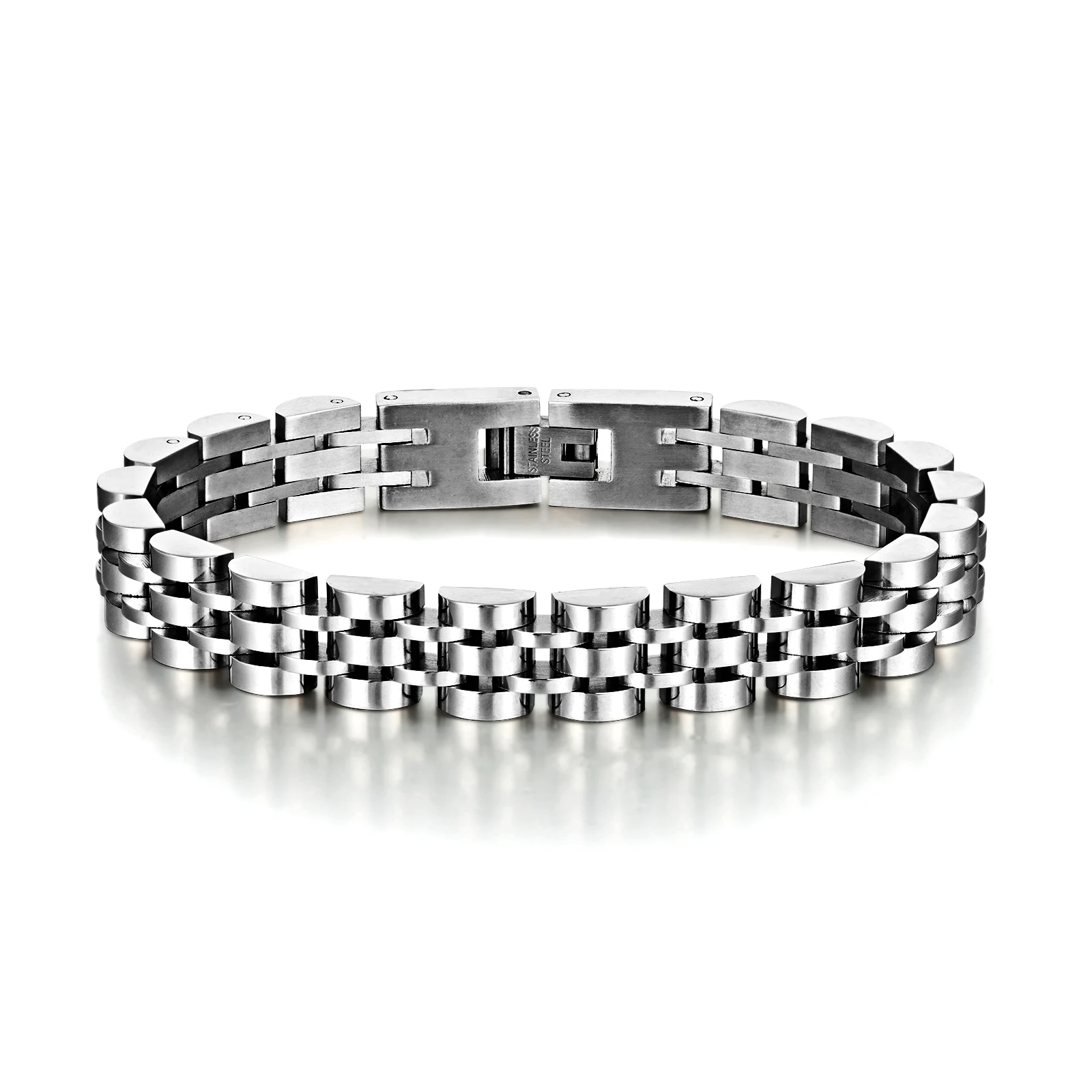 Stainless Steel Mens Branded Bracelets Personalized Stainless
