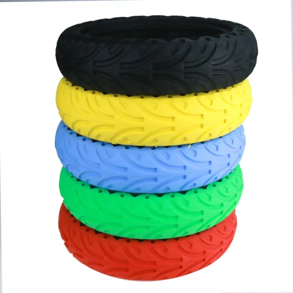 High Quality 8.5*2 Inch Honeycomb Solid Tyre Colorful Rubber Tubeless Tires for Xiaomi M365/M365 Pro Electric Scooters