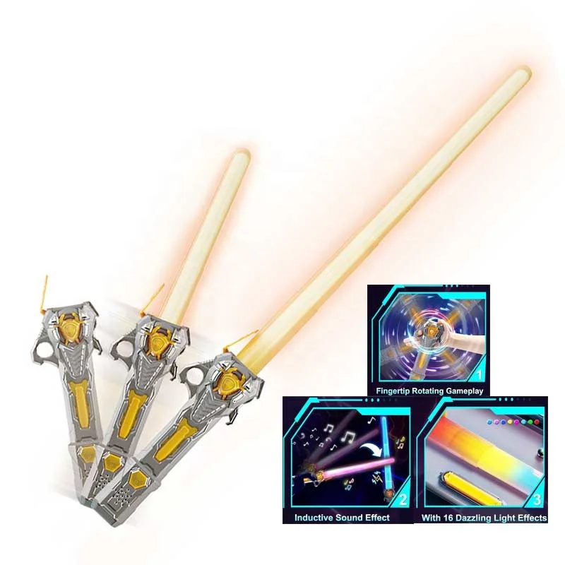 Expandable Light Swords With FX Sound 16 LED Color Changing Star Wars Sabers Plastic Retractable Lightsaber