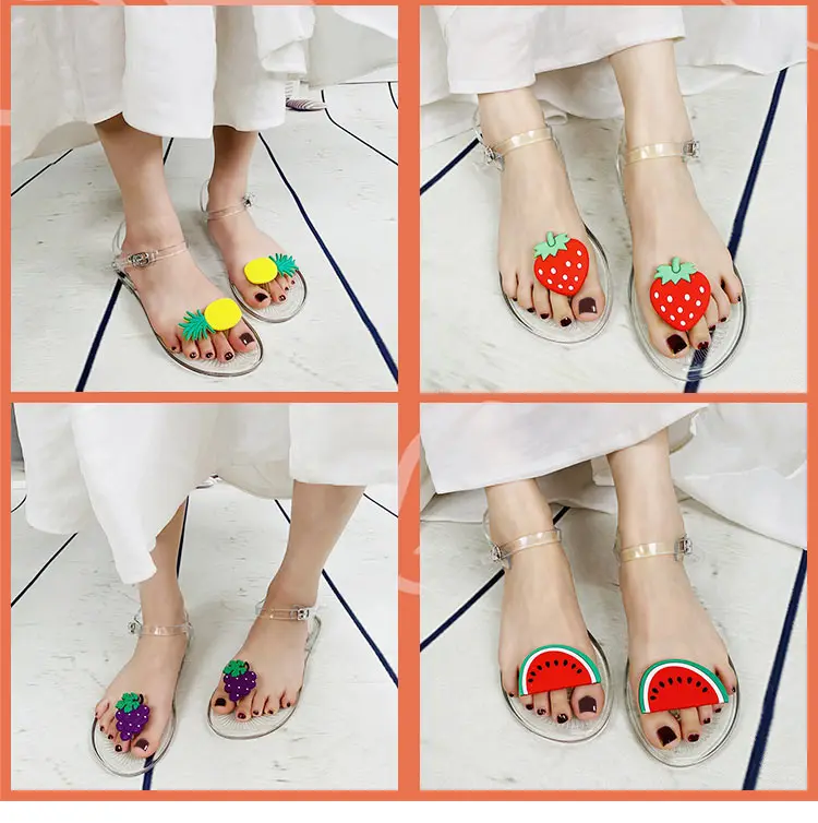 jelly fruit sandals