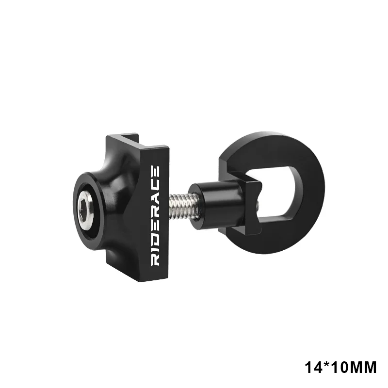 RIDERACE Bike Chain Tensioners Adjuster Bicycle Tensioner Fastener Bolt for Tool Aluminum Alloy Single Speed Adjuster Regulator